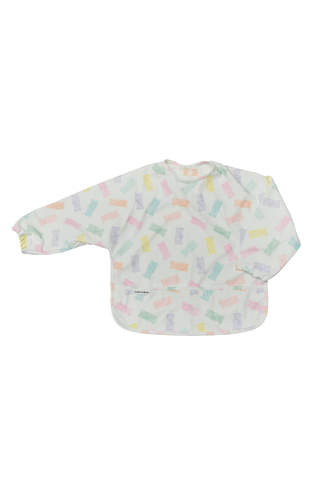 LOULOU LOLLIPOP LONG SLEEVE WATERPROOF BIB