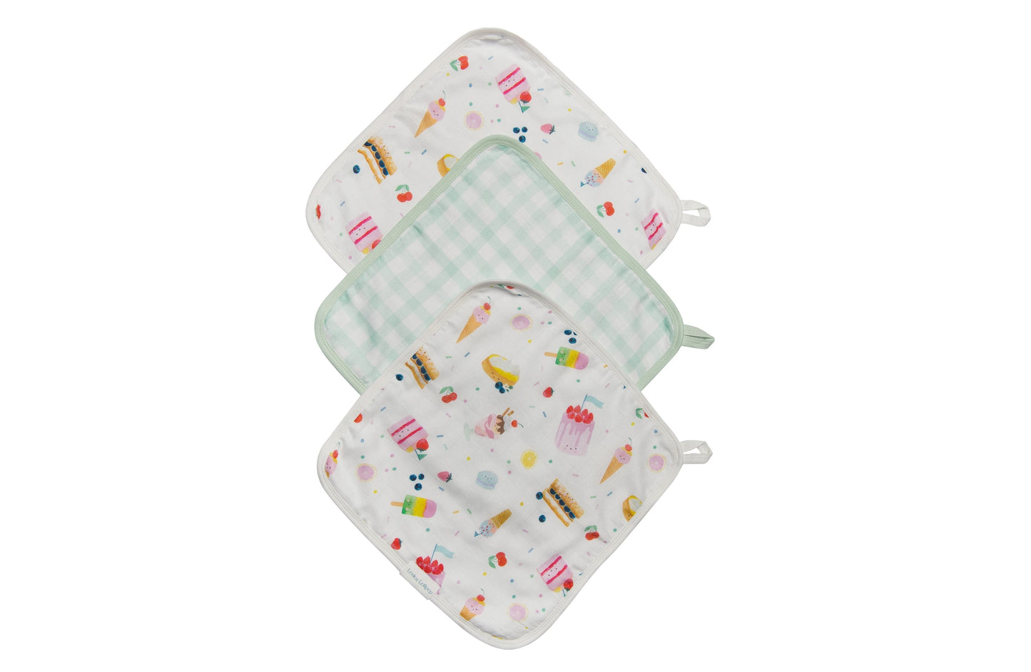 LOULOU LOLLIPOP WASHCLOTH 3-PIECES SET - baby enRoute