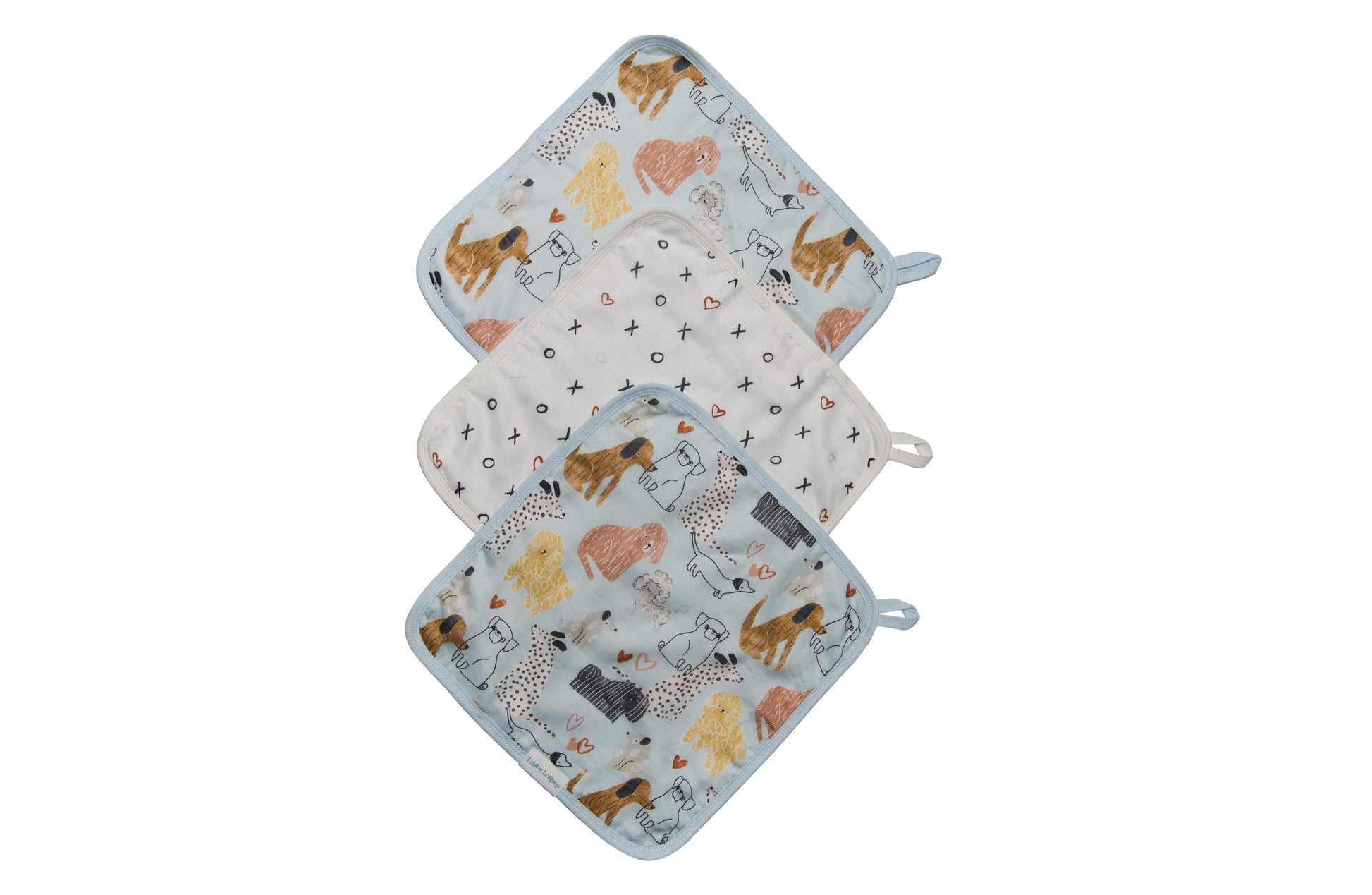 LOULOU LOLLIPOP WASHCLOTH 3-PIECES SET