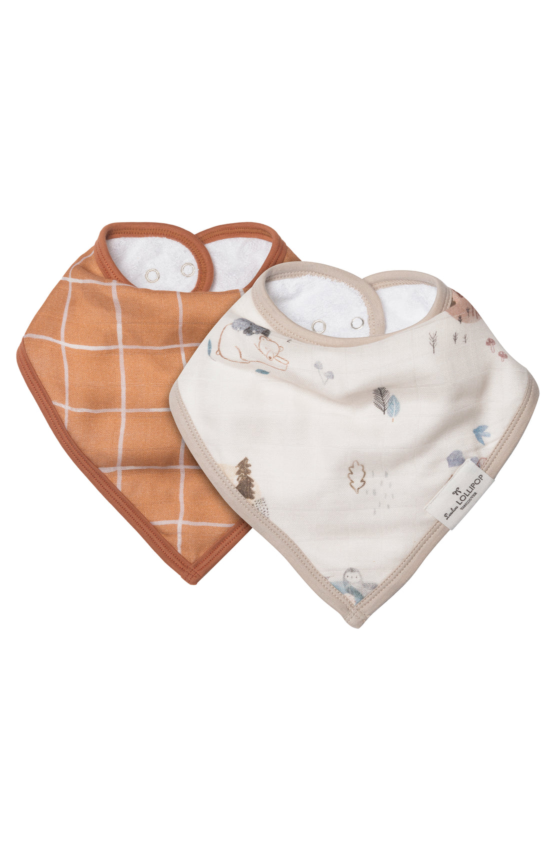 LOULOU LOLLIPOP BANDANA BIB SET