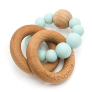 Loulou Lollipop Bubble Silicone And Wood Teether