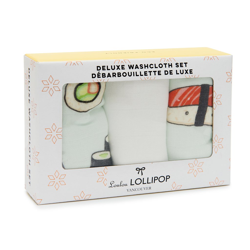 LOULOU LOLLIPOP WASHCLOTH 3-PIECES SET