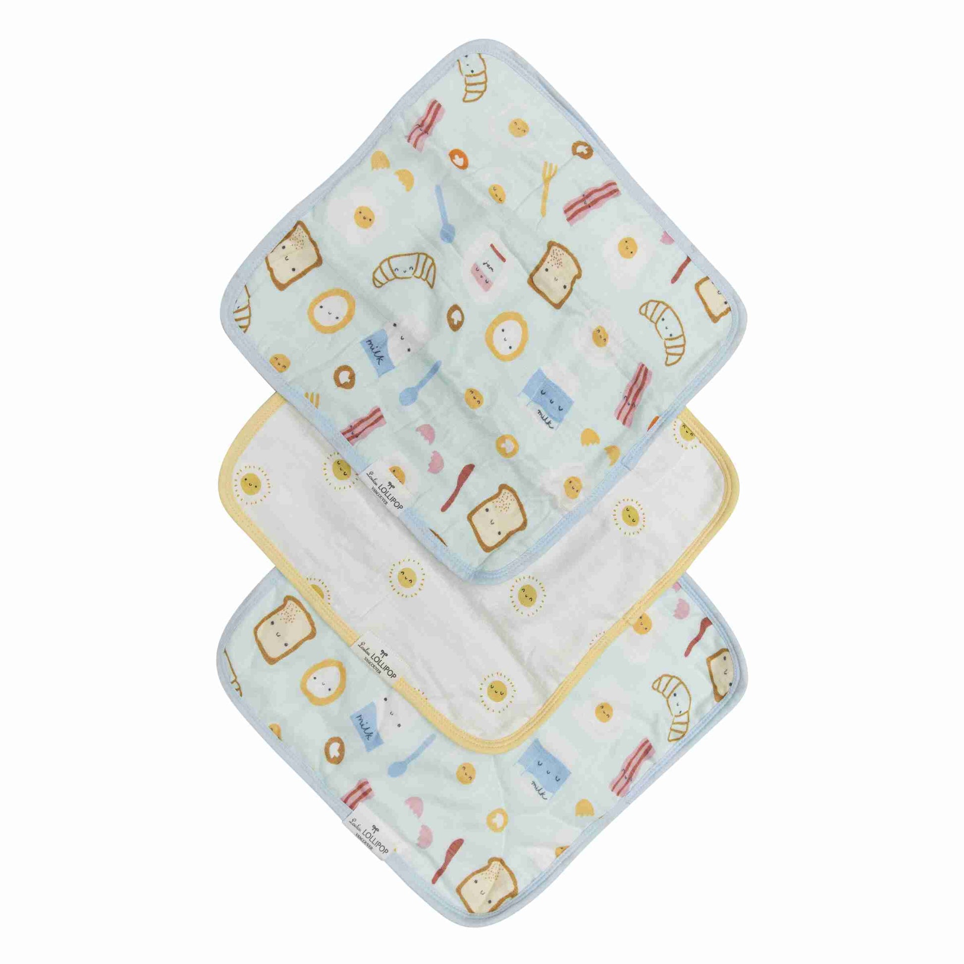 LOULOU LOLLIPOP WASHCLOTH 3-PIECES SET