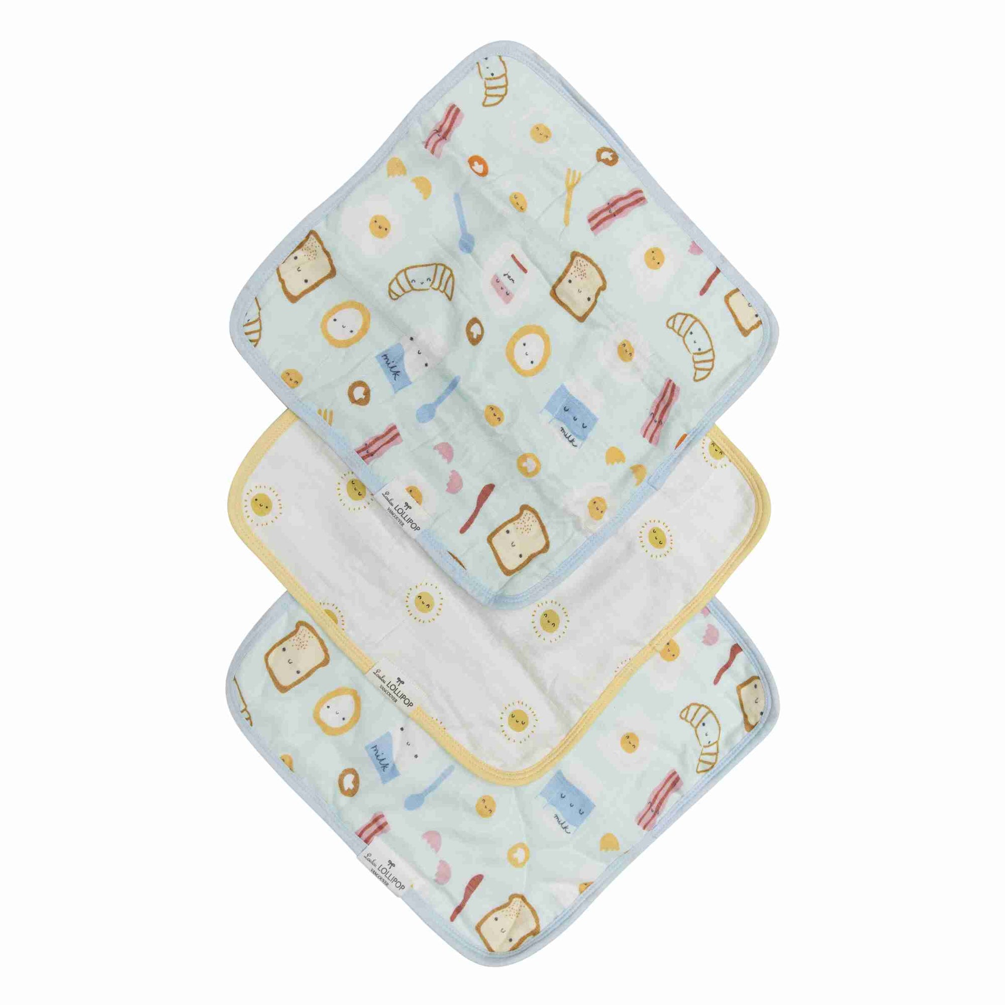 LOULOU LOLLIPOP WASHCLOTH 3-PIECES SET