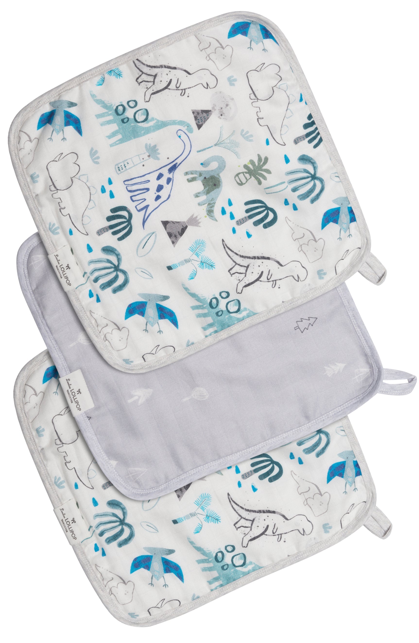 LOULOU LOLLIPOP WASHCLOTH 3-PIECES SET