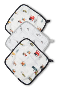 LOULOU LOLLIPOP WASHCLOTH 3-PIECES SET