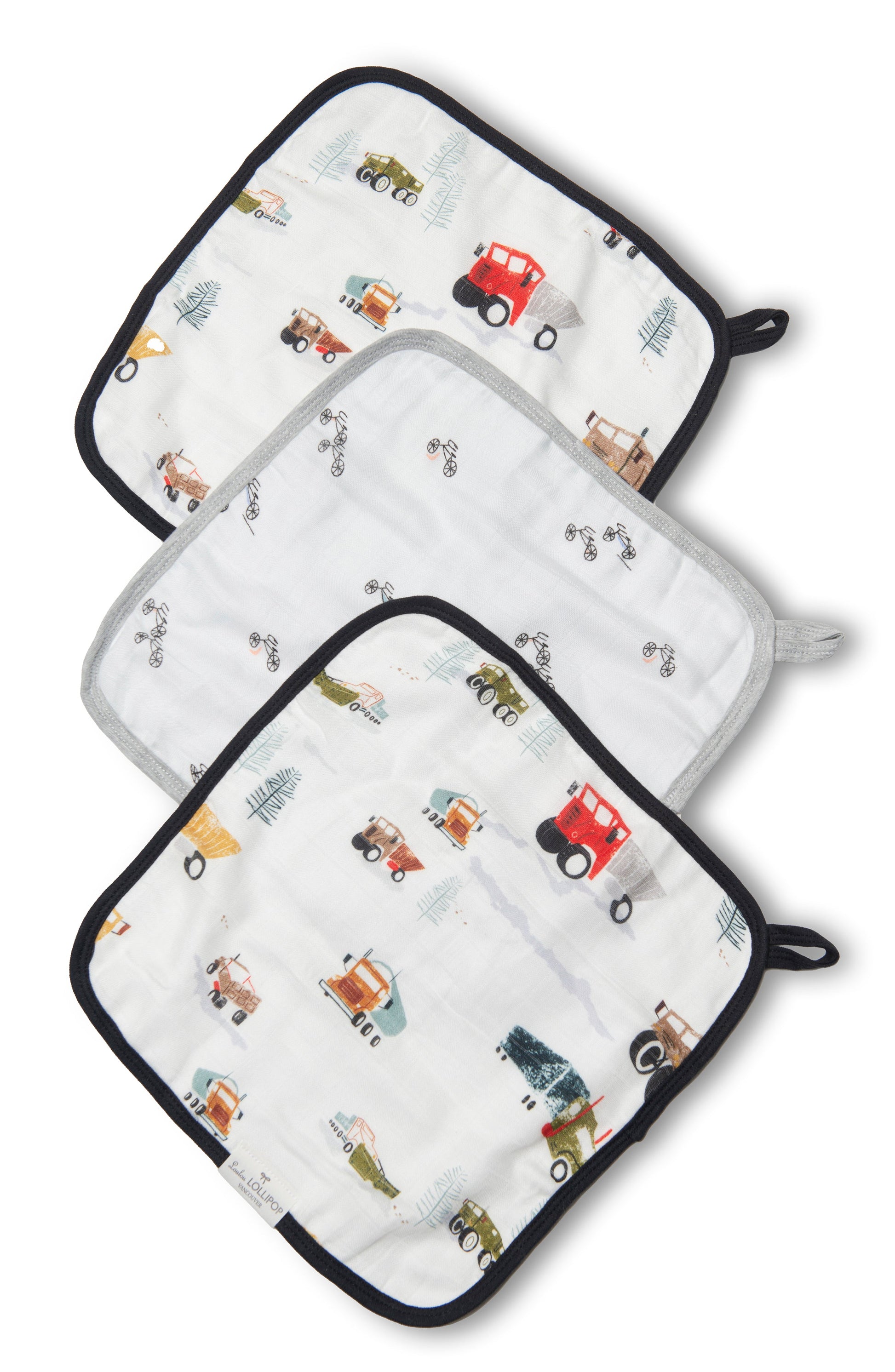 LOULOU LOLLIPOP WASHCLOTH 3-PIECES SET