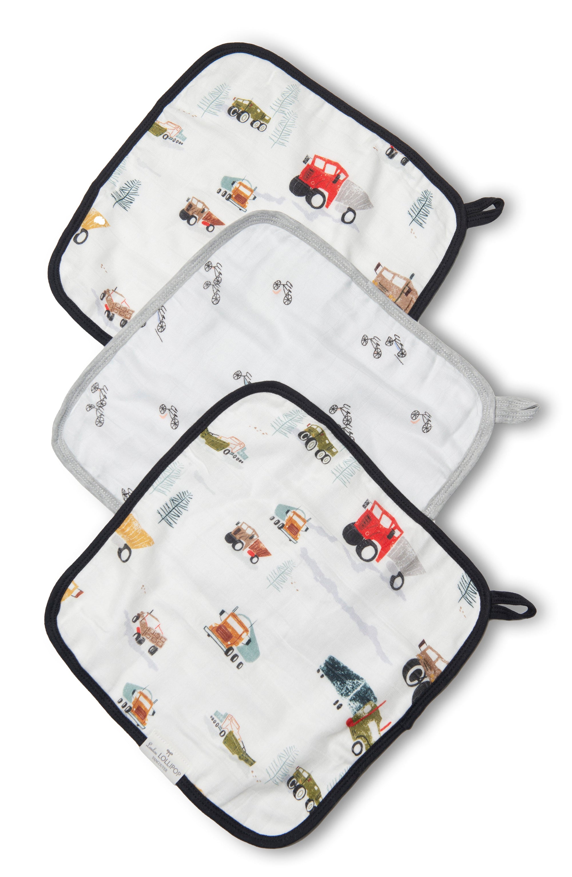 LOULOU LOLLIPOP WASHCLOTH 3-PIECES SET