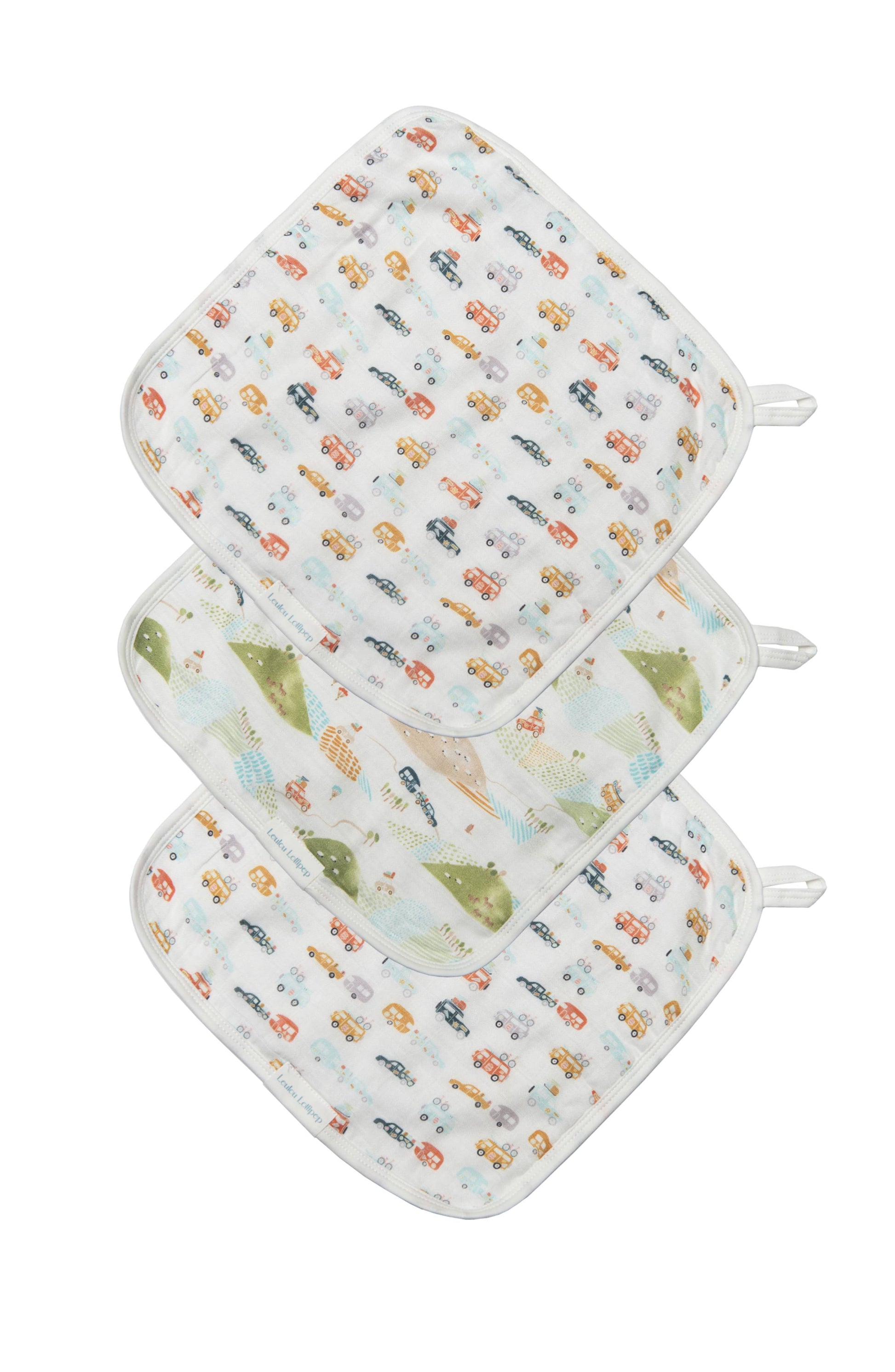 LOULOU LOLLIPOP WASHCLOTH 3-PIECES SET