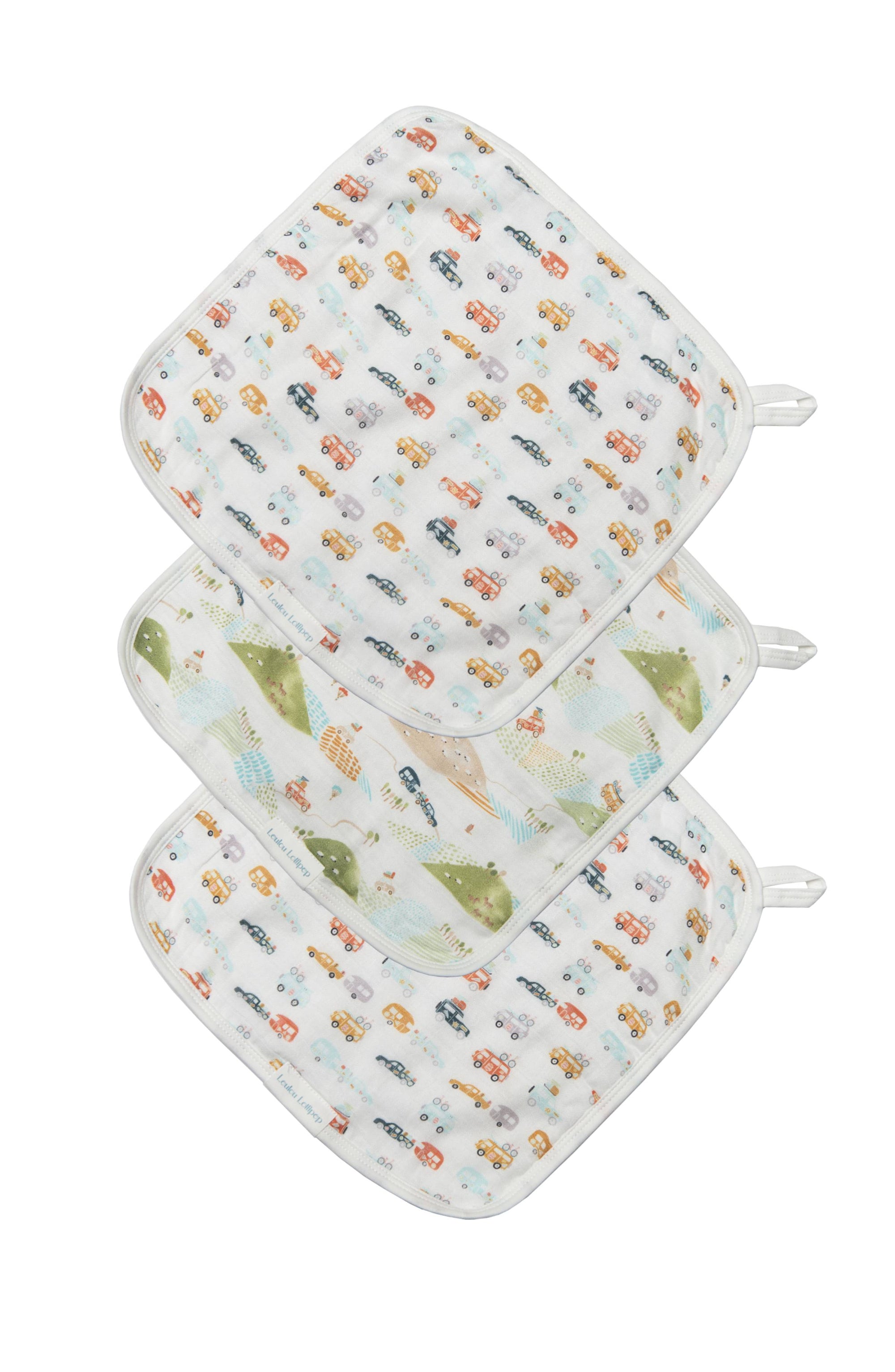 LOULOU LOLLIPOP WASHCLOTH 3-PIECES SET