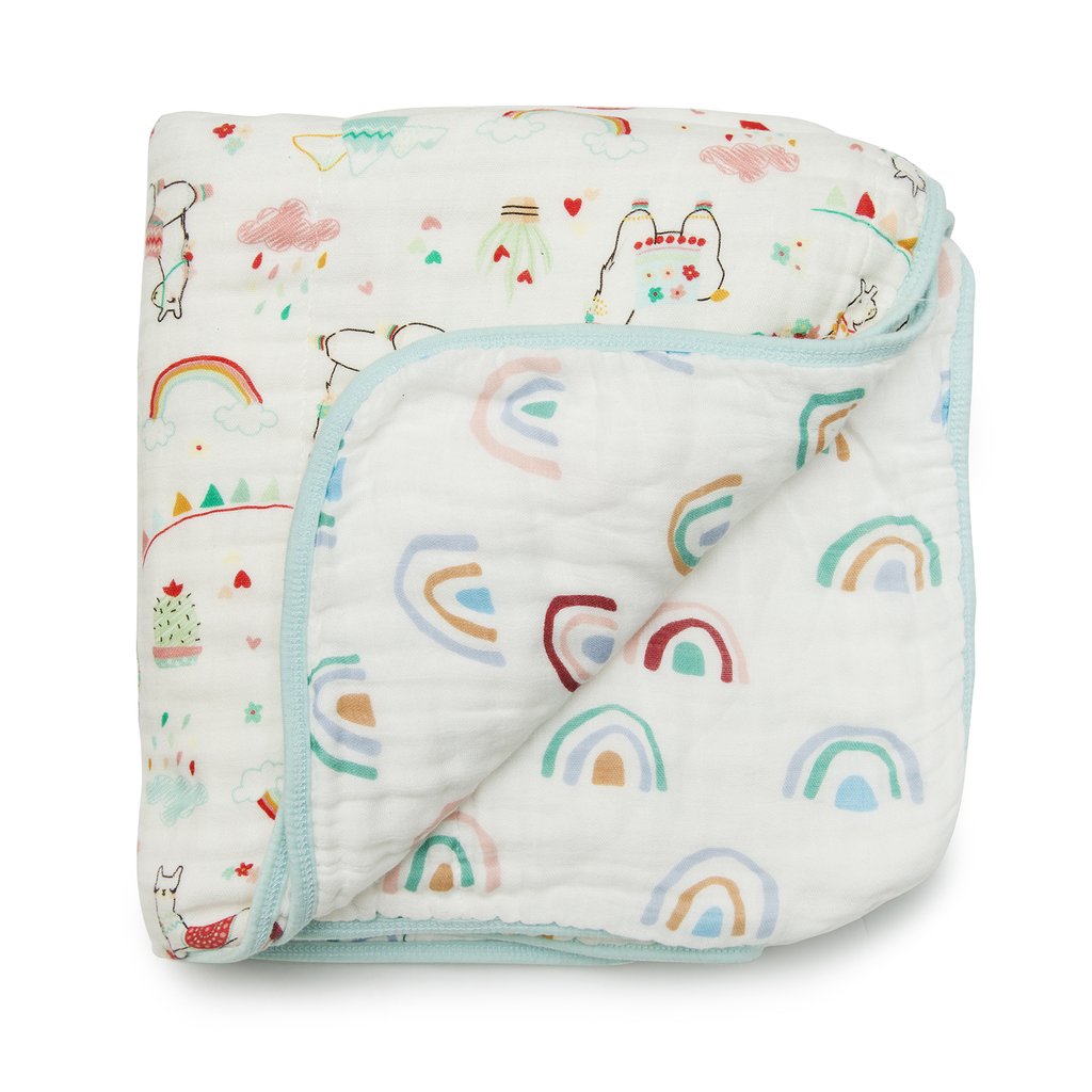 LOULOU LOLLIPOP MUSLIN QUILT BLANKET