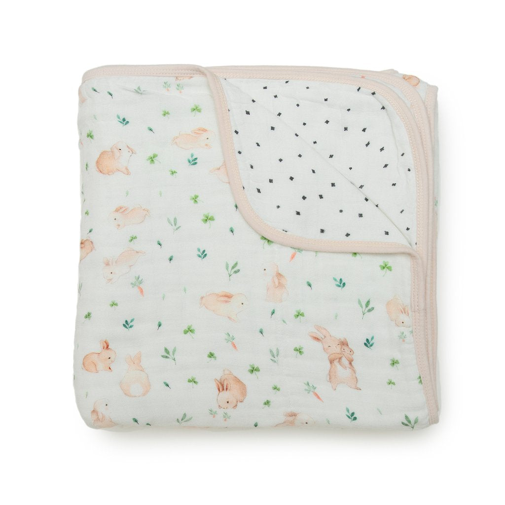 LOULOU LOLLIPOP MUSLIN QUILT BLANKET