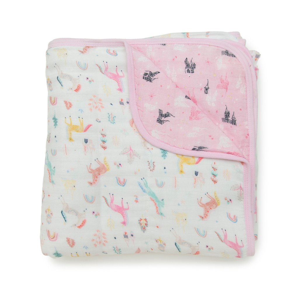 LOULOU LOLLIPOP MUSLIN QUILT BLANKET
