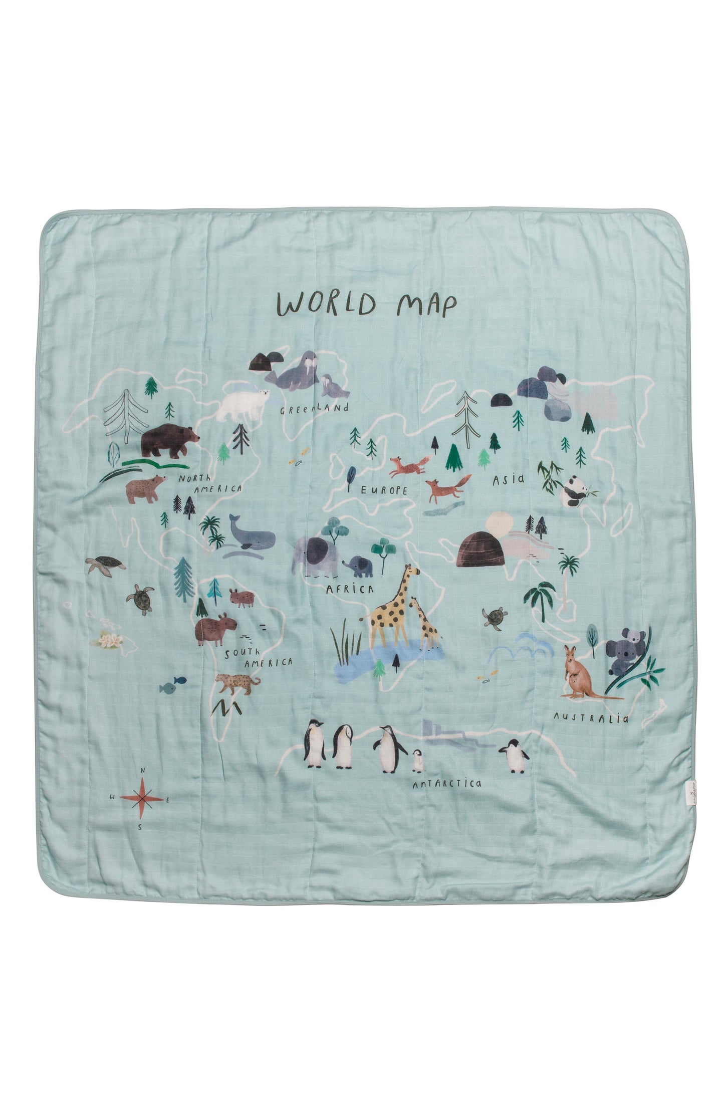LOULOU LOLLIPOP MUSLIN QUILT BLANKET - baby enRoute