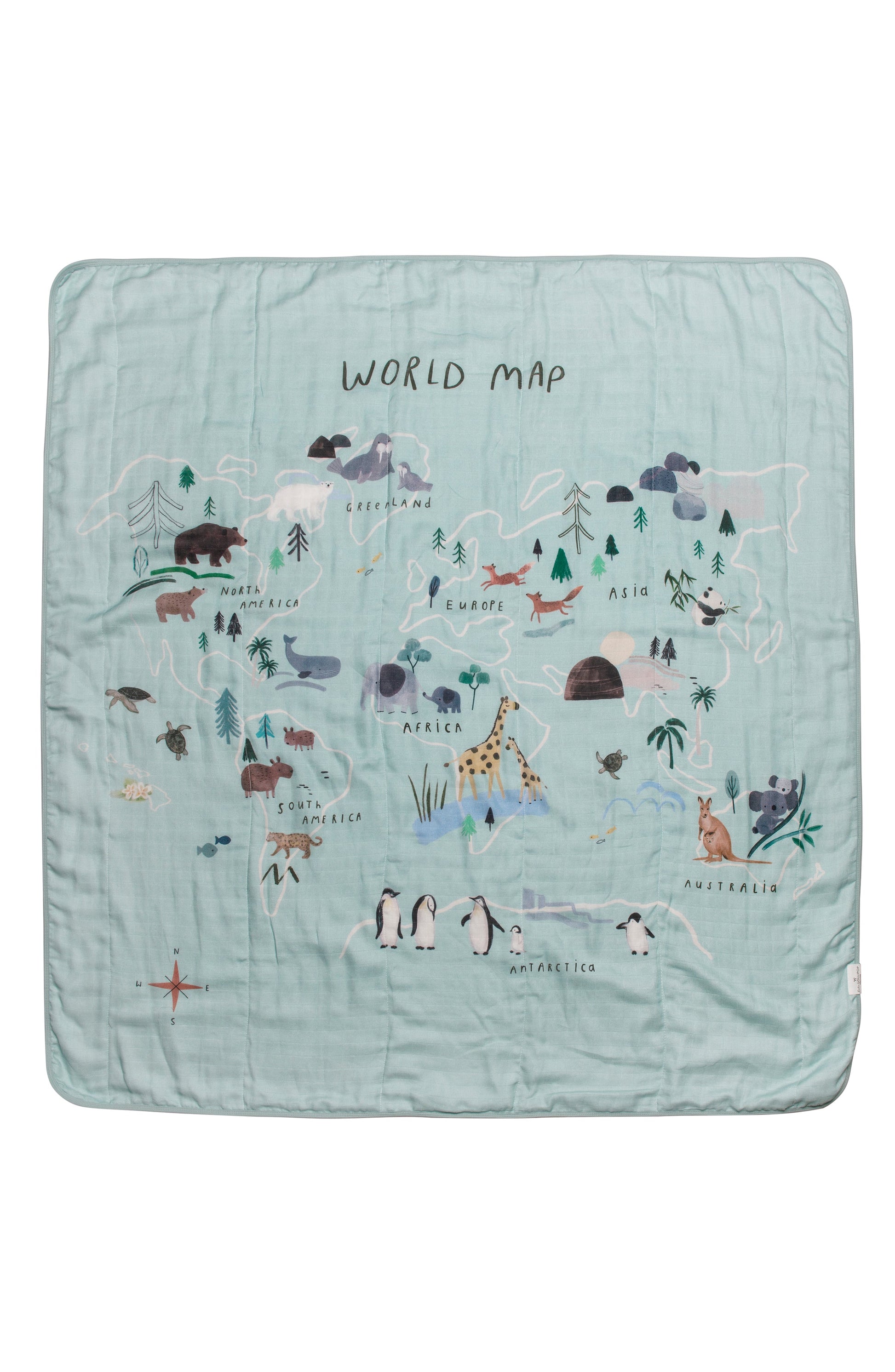 LOULOU LOLLIPOP MUSLIN QUILT BLANKET