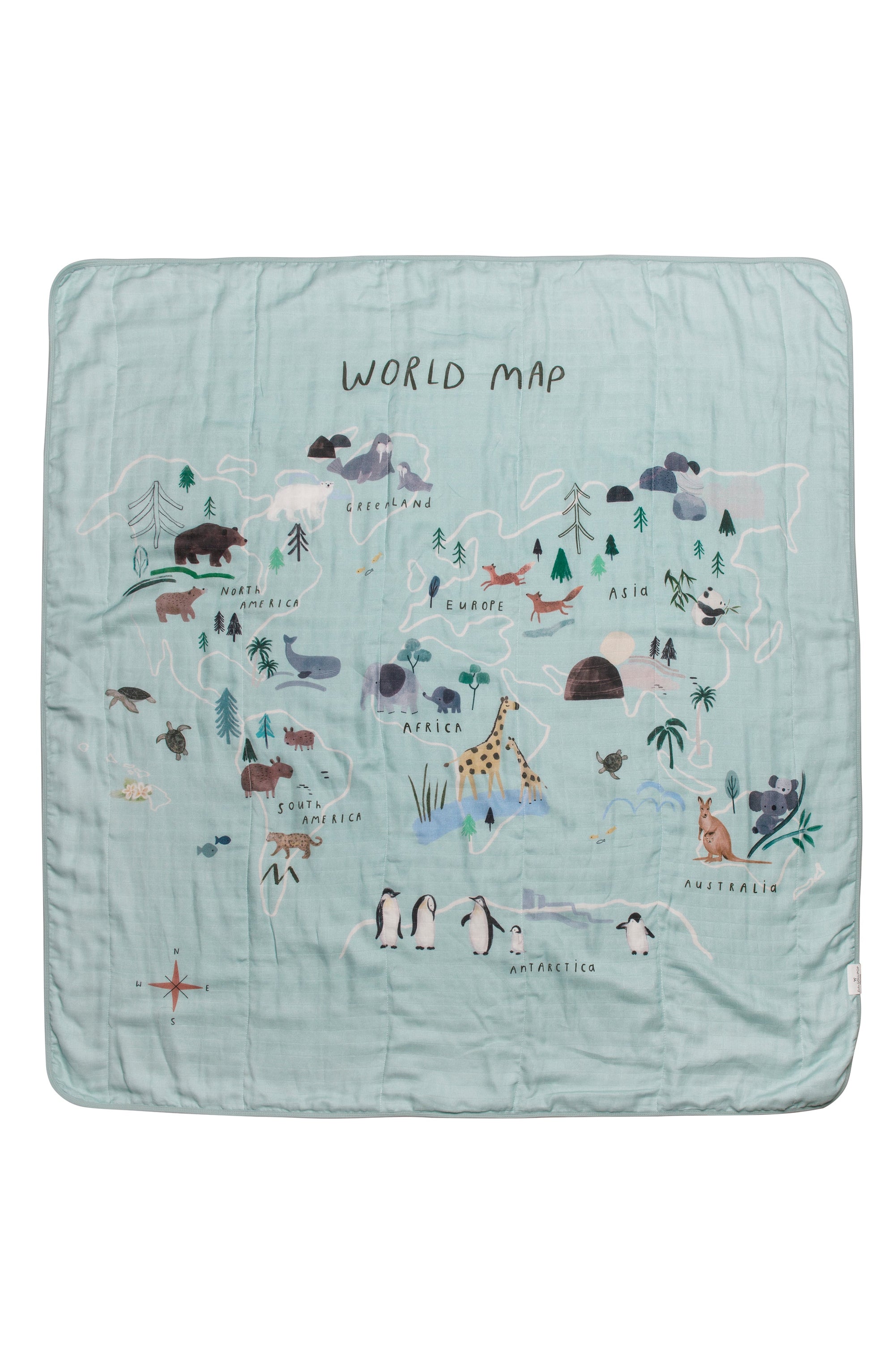 LOULOU LOLLIPOP MUSLIN QUILT BLANKET