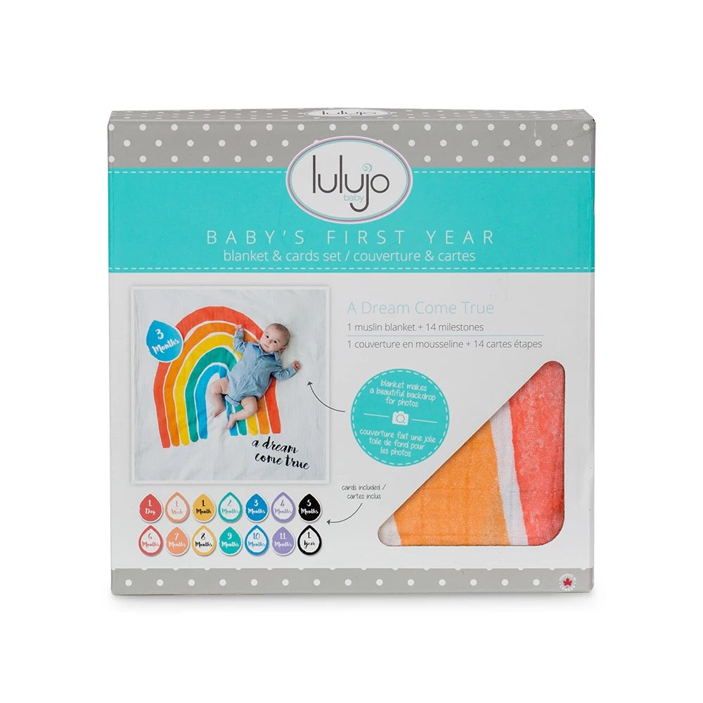 Lulujo Baby's 1st Year Milestone Blanket A Dream Come True