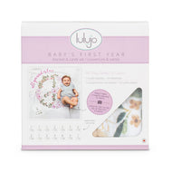 Lulujo Baby's 1St Year Milestone Blanket All You Need Is Love