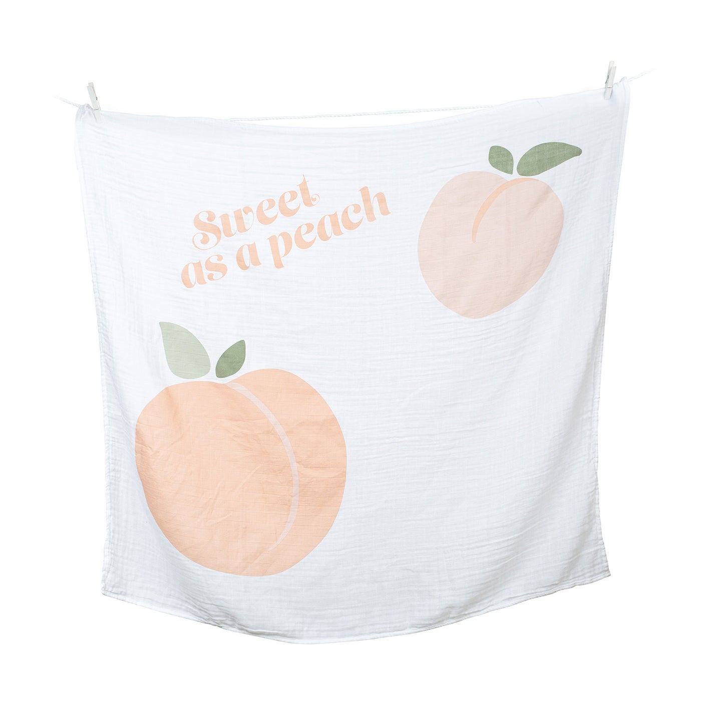 Lulujo Baby's 1St Year Milestone Blanket Sweet As A Peach