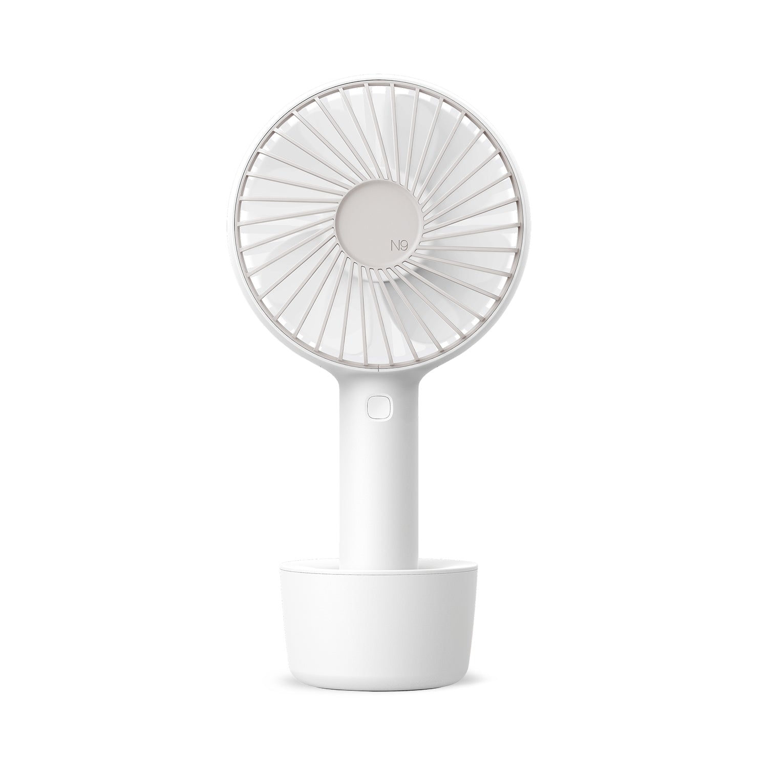 LUMENA N9 PRO2 RECHARGEABLE HANDHELD FAN - WHITE
