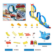 Magfun Magnetic Shark Roller Coaster Toy Set
