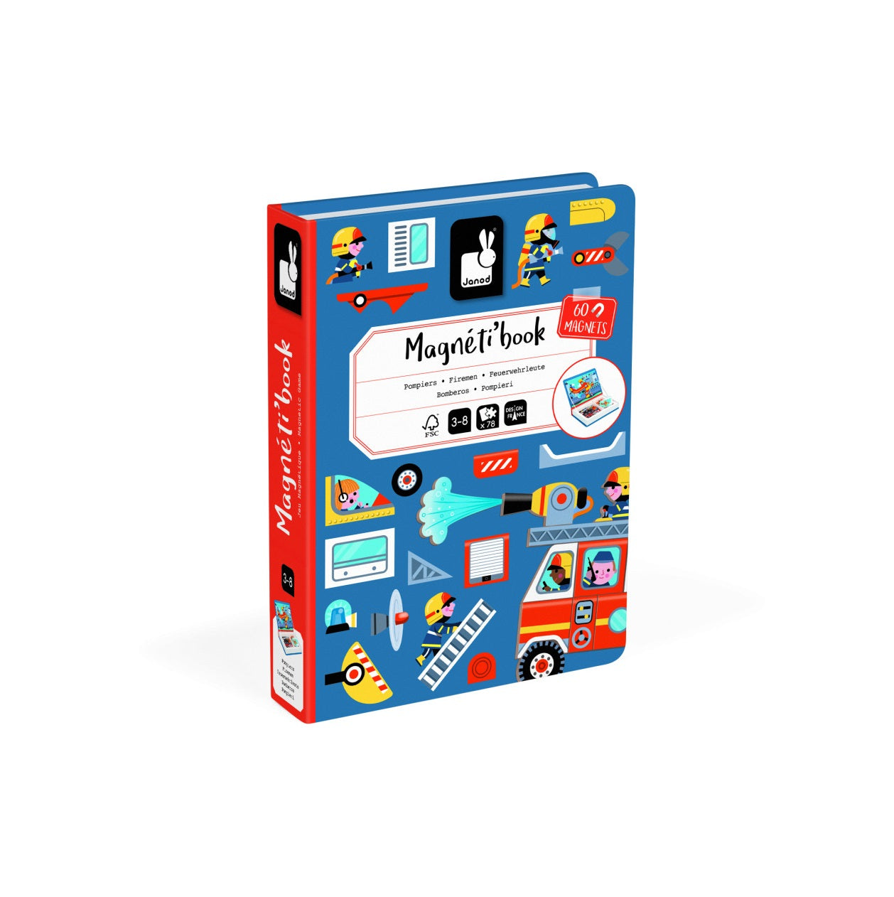 JANOD MAGNETIBOOK FIREFIGHTER - baby enRoute