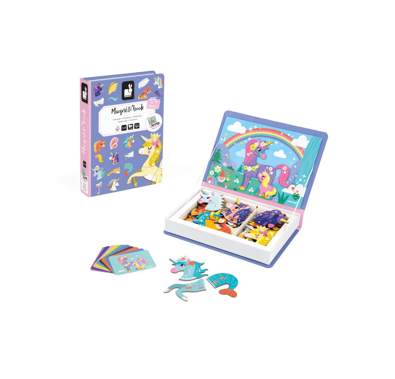 JANOD MAGNETIBOOK UNICORNS - baby enRoute