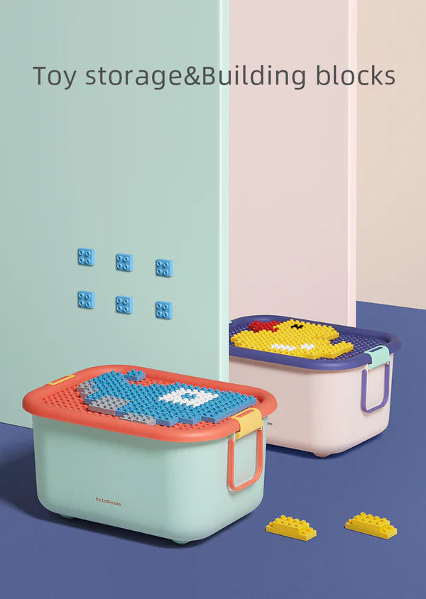 BC BABYCARE BUILDING BLOCKS STORAGE BOX