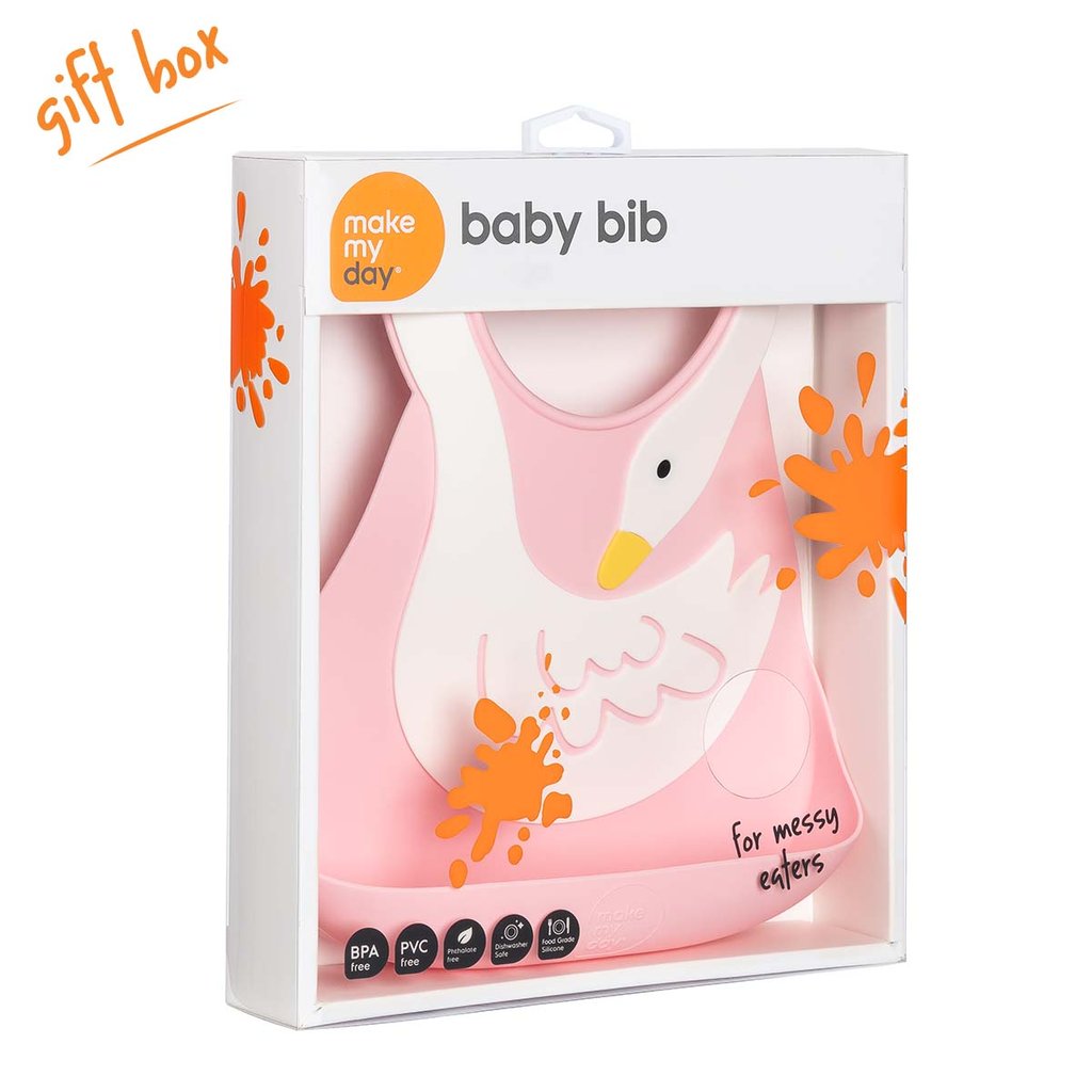 MAKE MY DAY BABY BIB SWAN DIVE