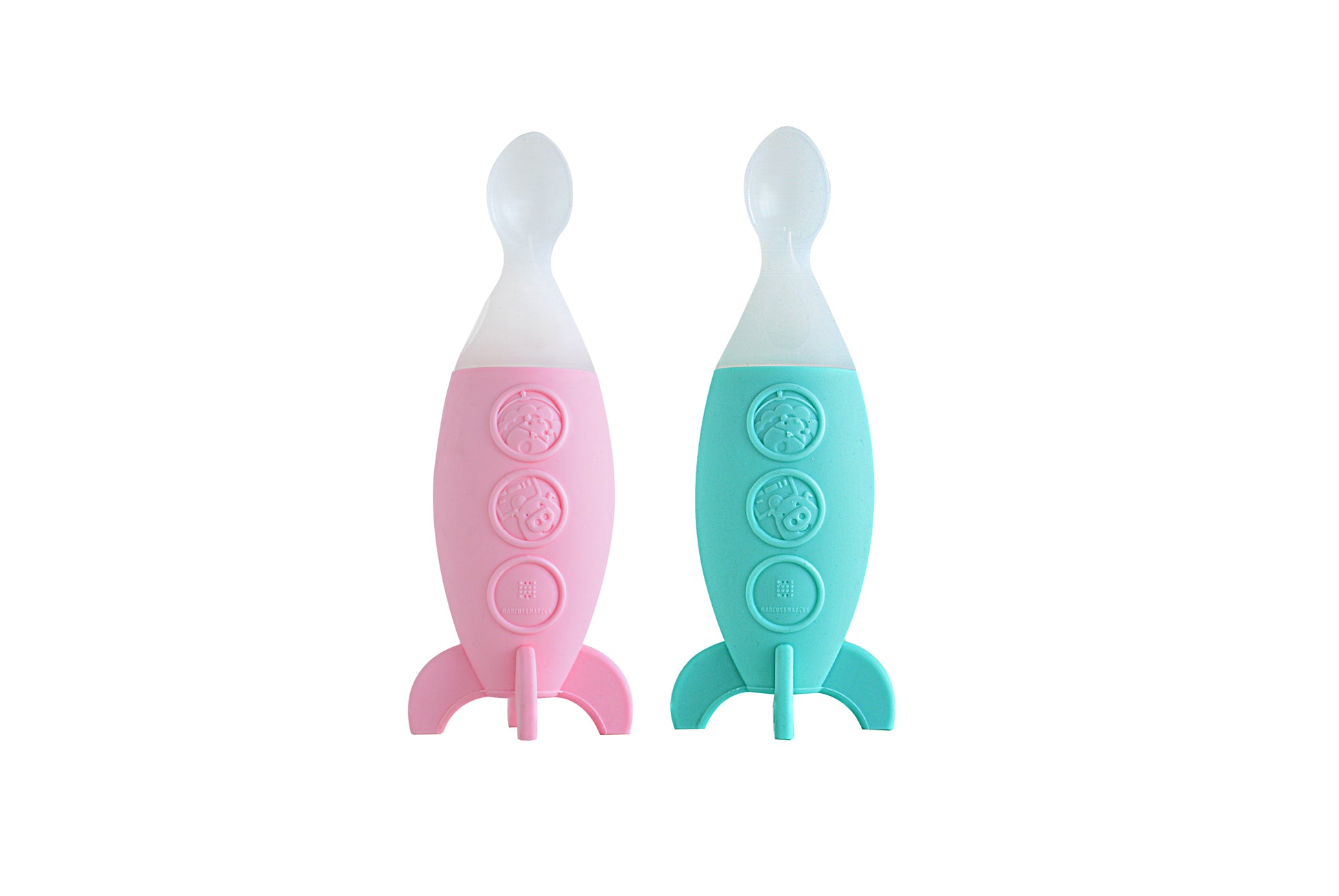 MARCUS & MARCUS FEEDING SPOON DISPENSER ROCKET