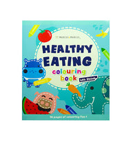 MARCUS & MARCUS HEALTHY EATING COLOURING BOOK WITH STICKER