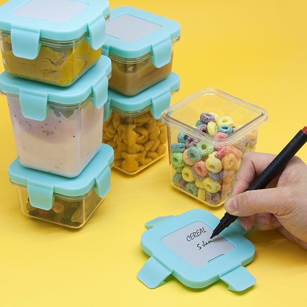 MARCUS & MARCUS TRITAN AIRTIGHT CONTAINERS 8OZ X 3