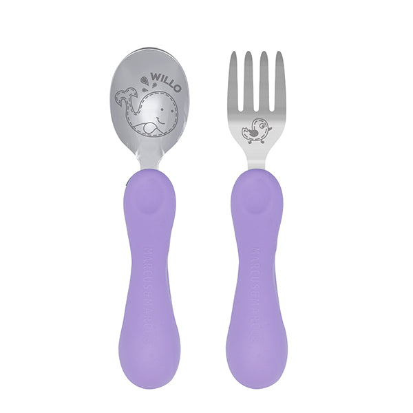 MARCUS & MARCUS EASY GRIP SPOON & FORK SET