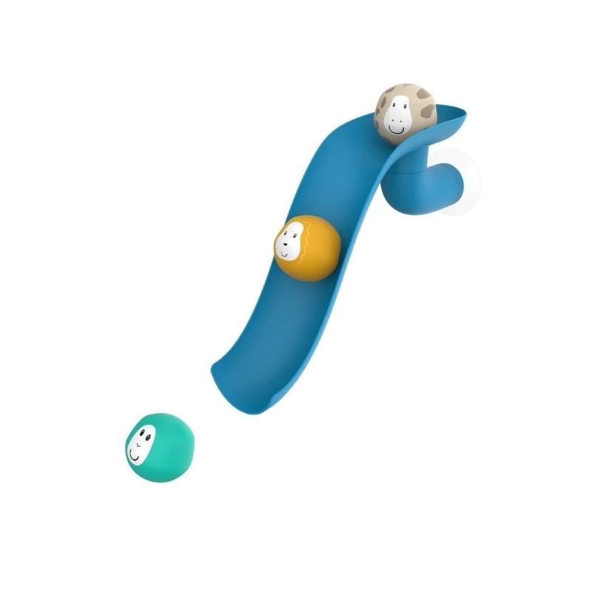 Matchstick Monkey Bathtime Slide Set Blue