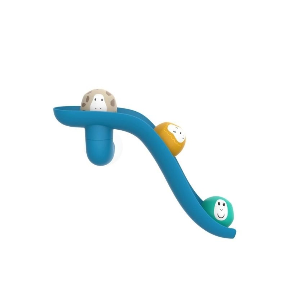 MATCHSTICK MONKEY BATHTIME SLIDE SET BLUE - baby enRoute