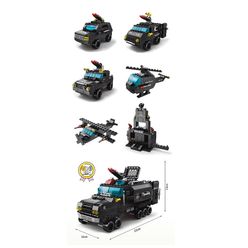 Handsome Building Block Series Armored Vehicle 1000pcs