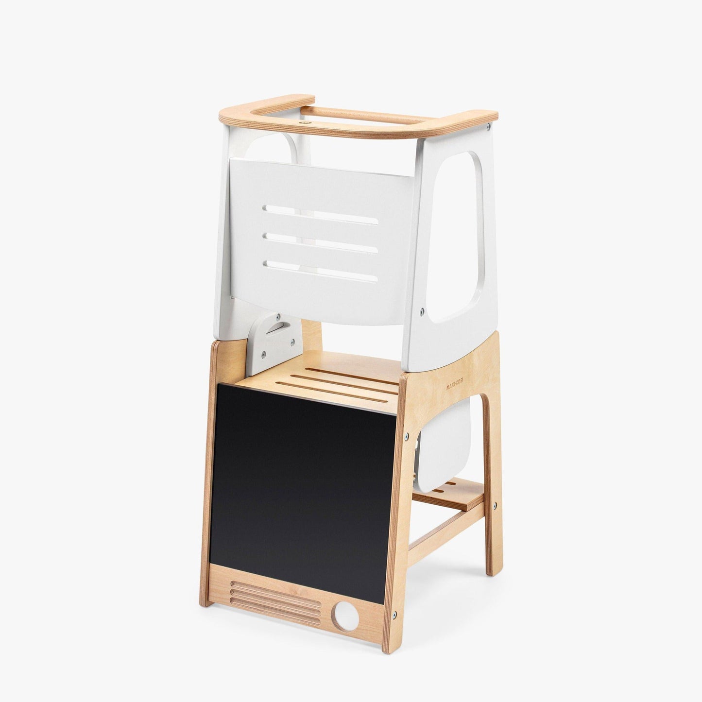 Toucan 3-in-1 learning tower, natural wood and white