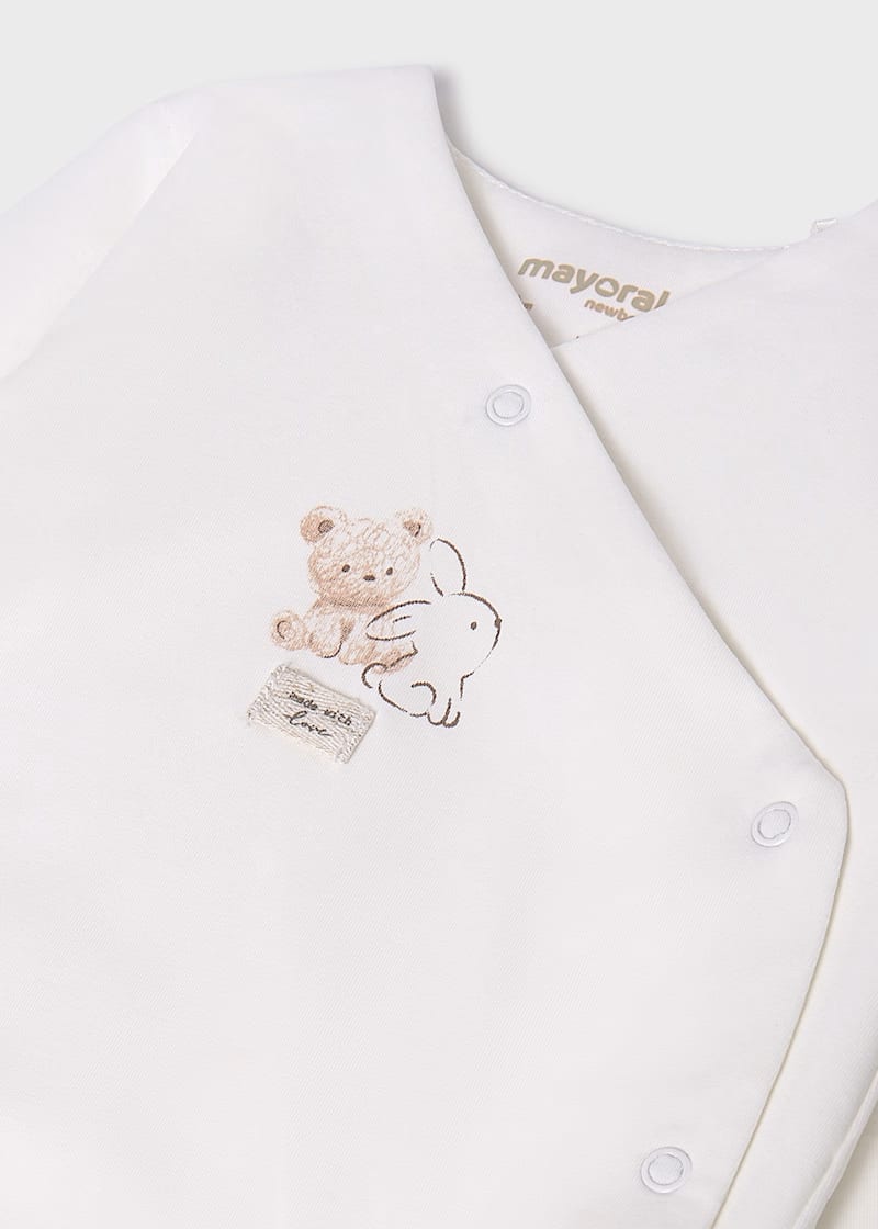 MAYORAL BABY 3-PIECE GIFT SET NATURAL