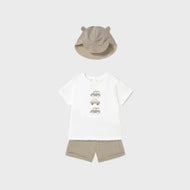 MAYORAL BABY 3-PIECE CARS SET CANVAS