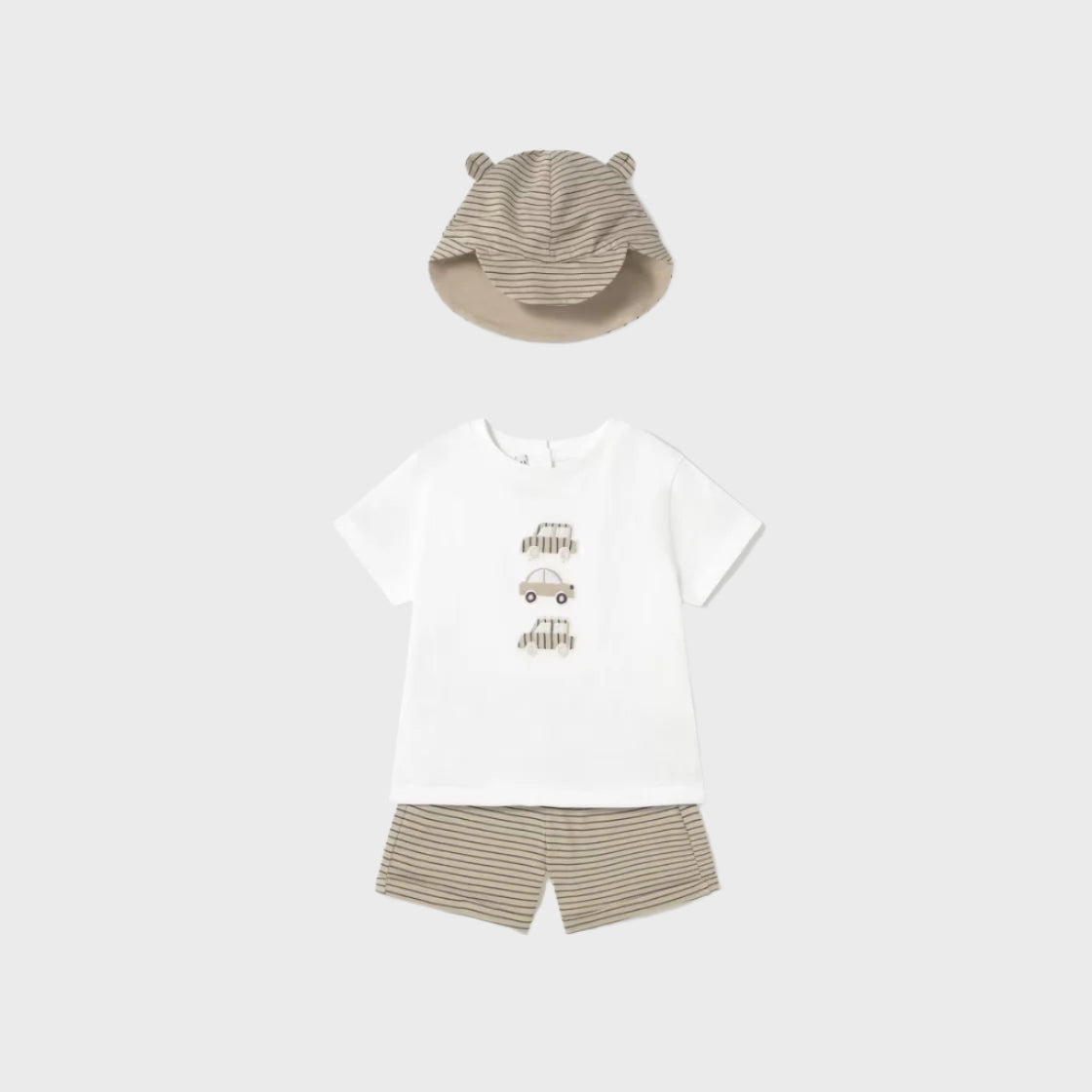 MAYORAL BABY 3-PIECE CARS SET CANVAS