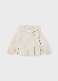 Mayoral Baby Hooded Windbreaker Almond