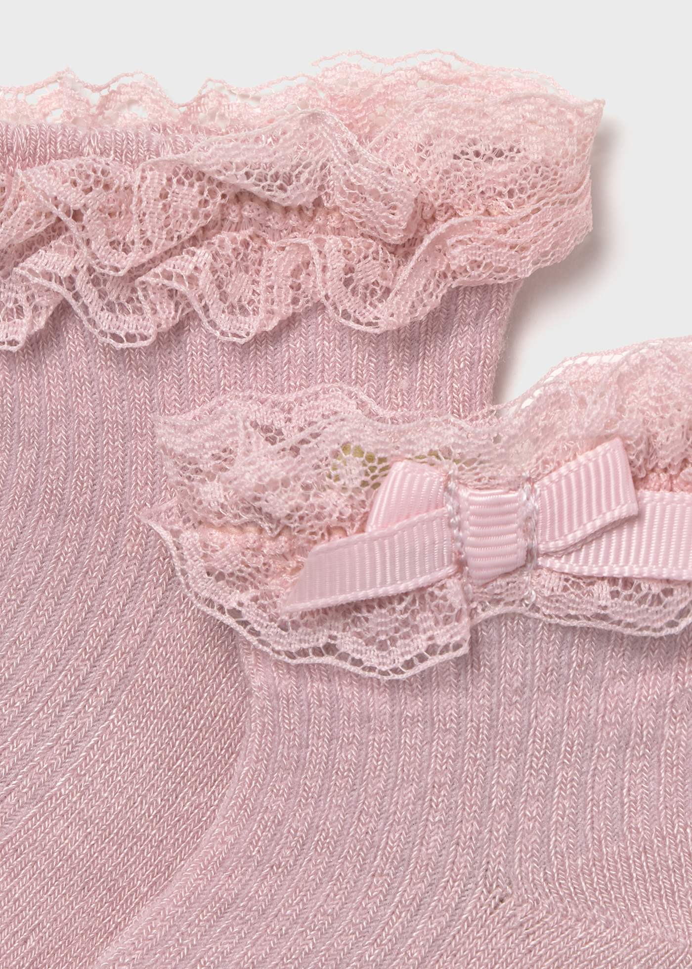 MAYORAL NEWBORN DRESS SOCKS BABY ROSE PINK