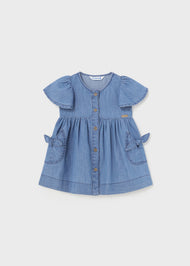 Mayoral Baby Denim Dress Medium Denim