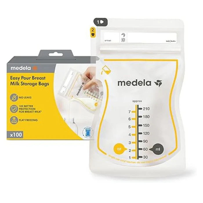 Breast milk storage bags Medela Easy Pour disposable 100 pack
