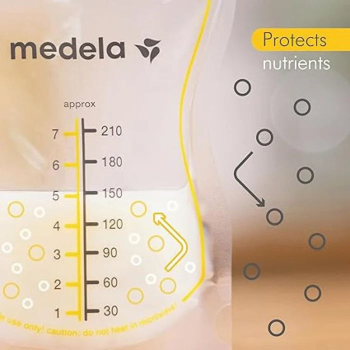 Medela Easy Pour Disposable Breast Milk Storage Bags 50 Pack