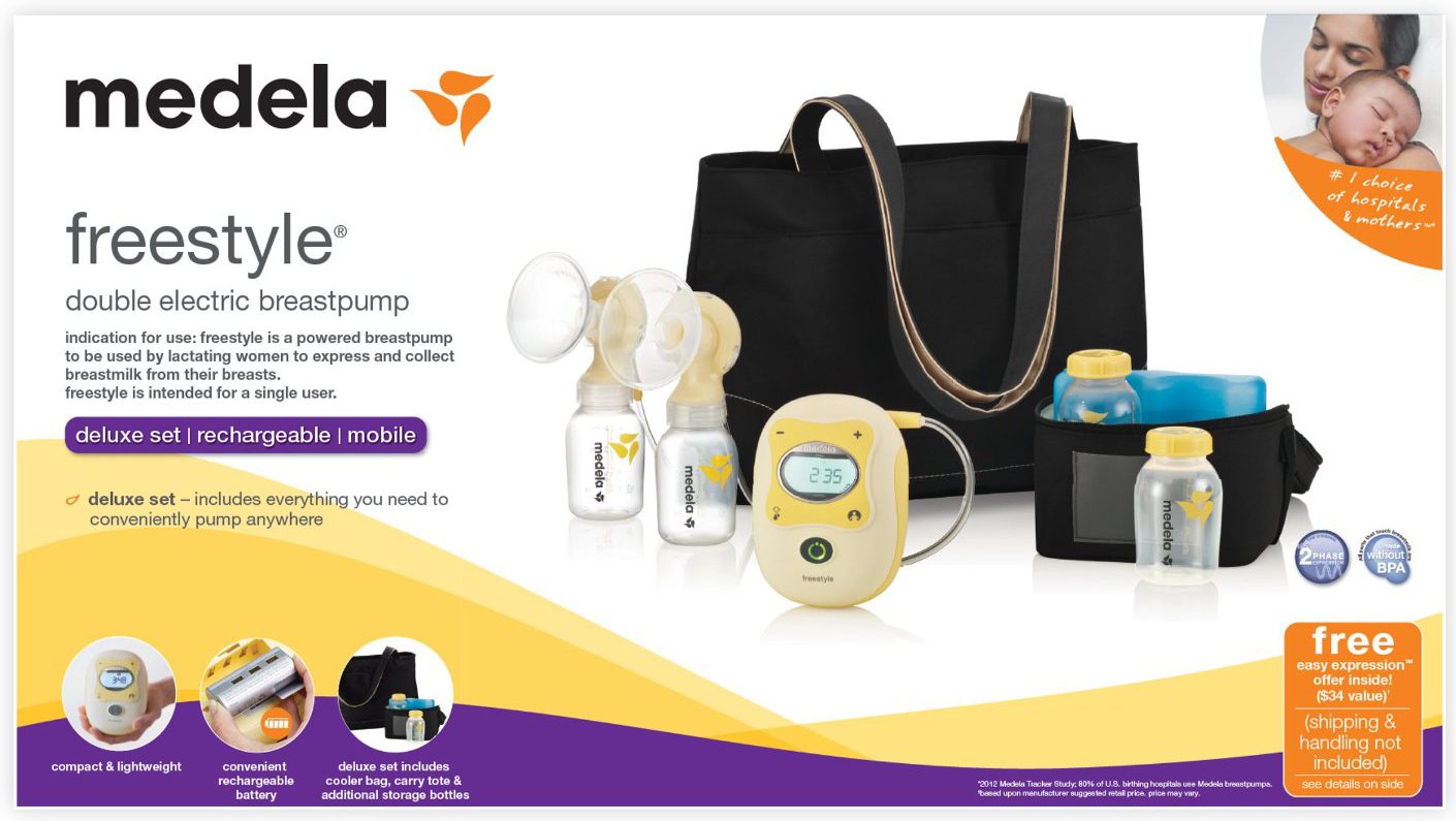 Medela Freestyle Breastpump-Double Electric