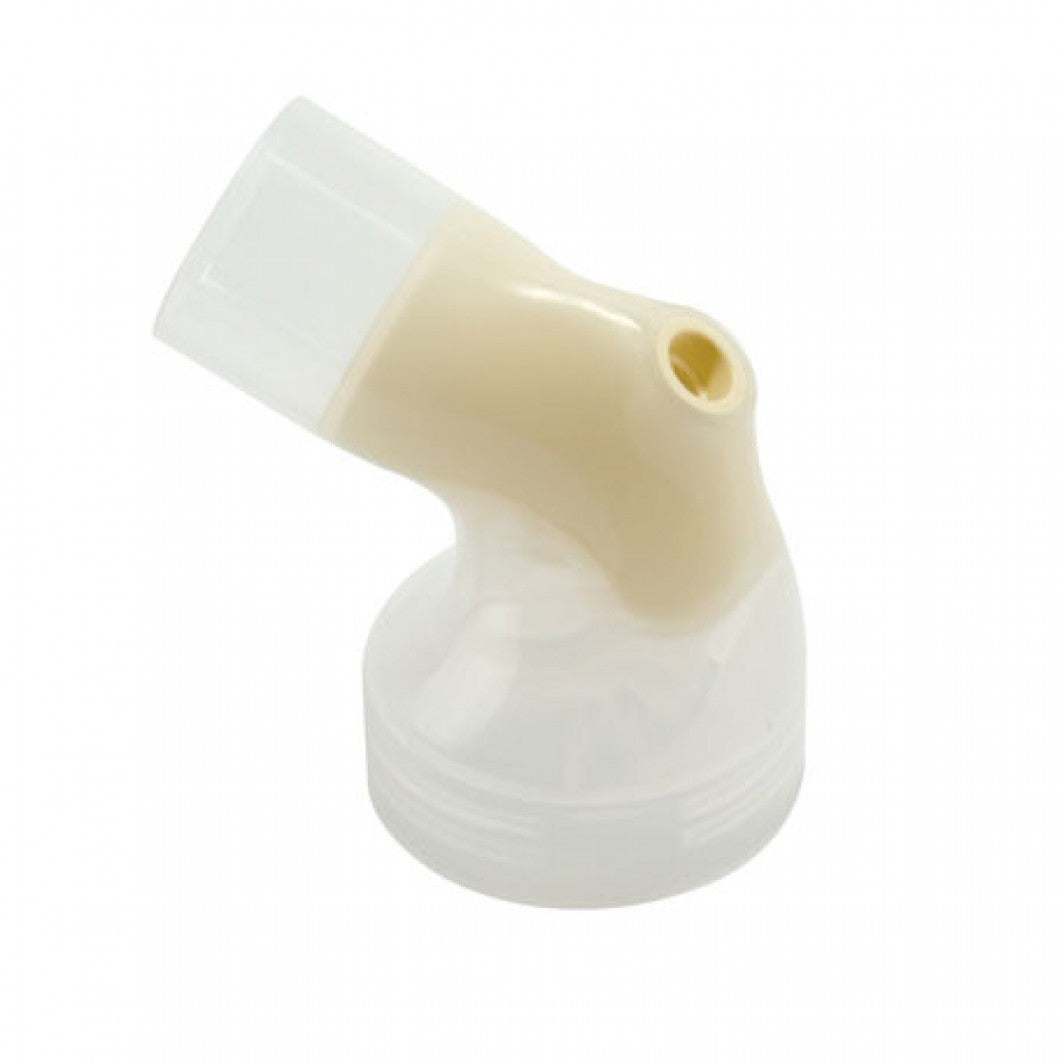 Medela personal fit connectors with tubing port, beige plastic, set of 2