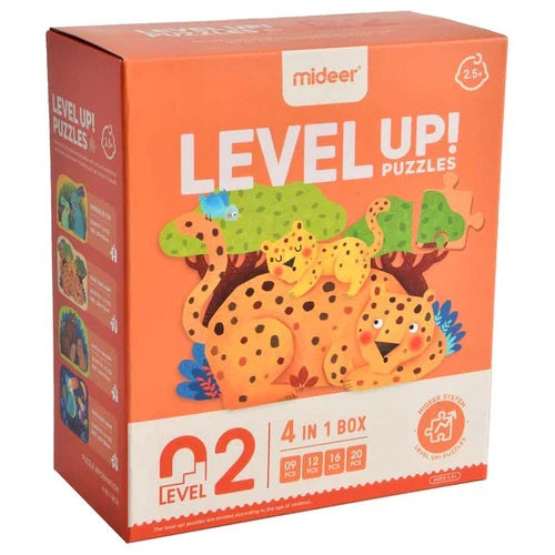MIDEER ADVANCED PUZZLE  LEVEL 02 ANIMALS  57 PCS