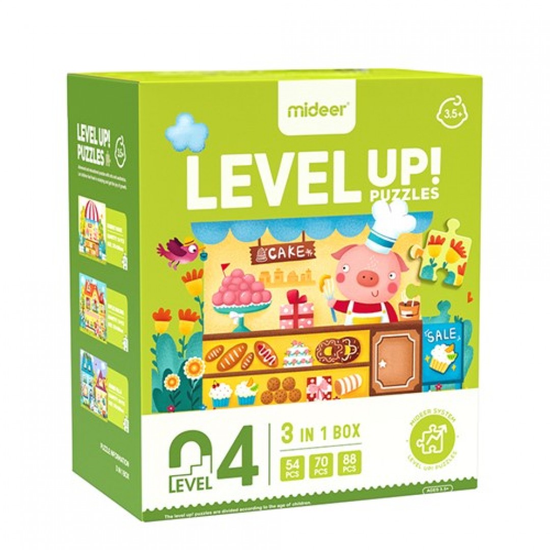 Mideer Advanced Puzzle Level 04 Town 212 pcs