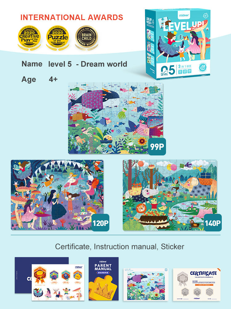 Mideer Advanced Puzzle Level 05 Fairy 359pcs